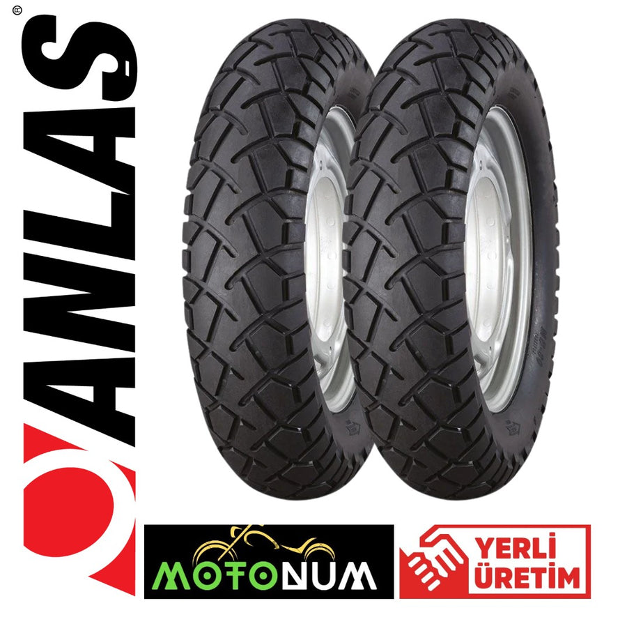 Anlas 3.50-10 Ön Arka Lastik Takım MB 80 2025 Üretim Yerli Üretim MN00186