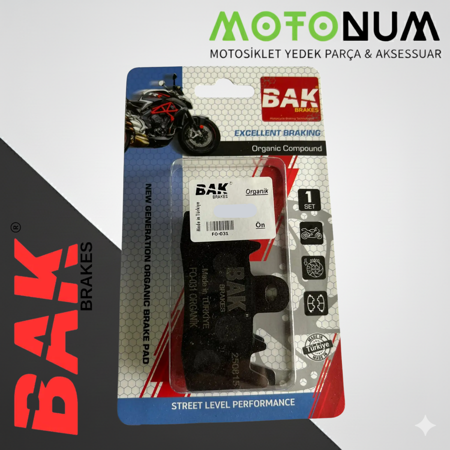 Aprilia Caponord 1200 Abs Ön Fren Balata-Organik-Bak-(Yerli Üretim)-BK0212