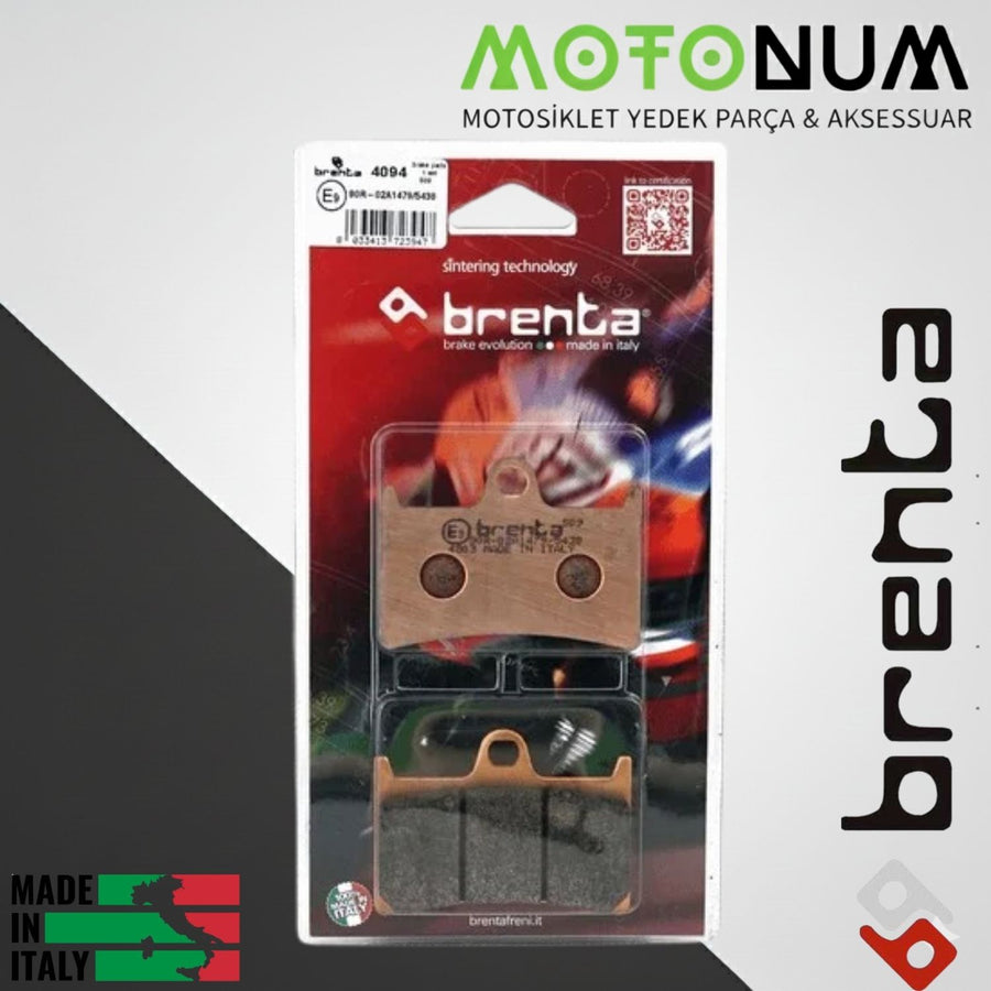 Aprilia Caponord 1200 Abs Ön Fren Balata Sinterli Brenta ( Made İn İtaly)