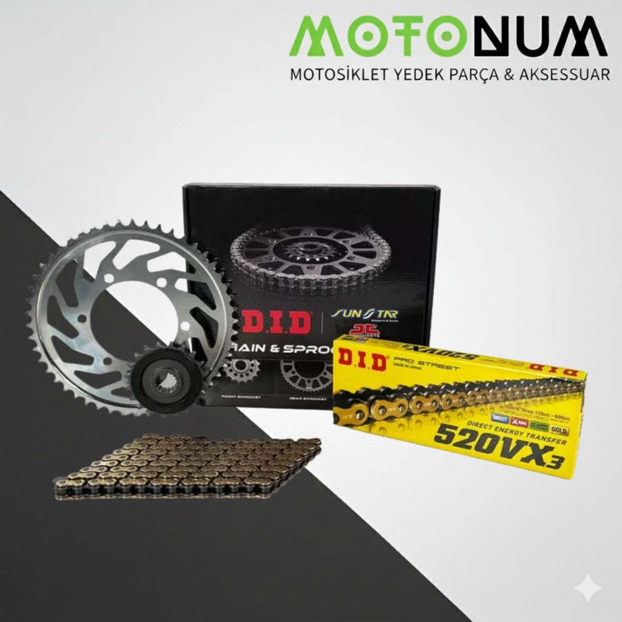 Bajaj Dominar 400 Ug Did Zincir Dişli Seti My0014