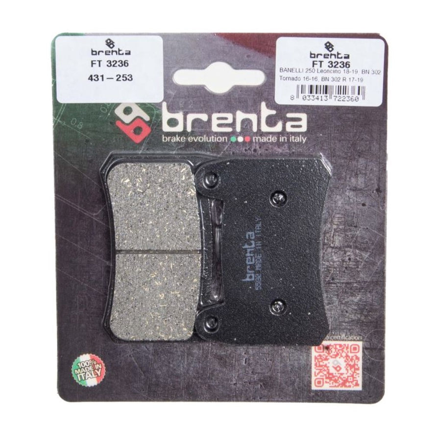 Benelli Tnt 249S Ön Fren Balata Brenta (made in italy)