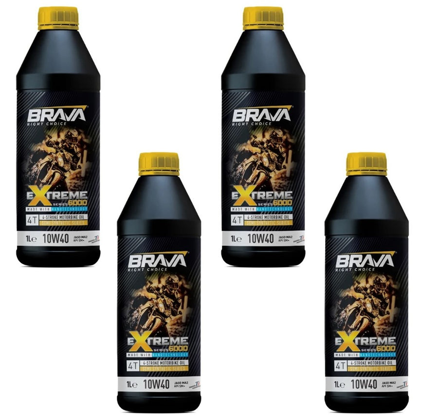 Brava Extreme 6000 10w40 Motorsiklet Yağı 4 Litre