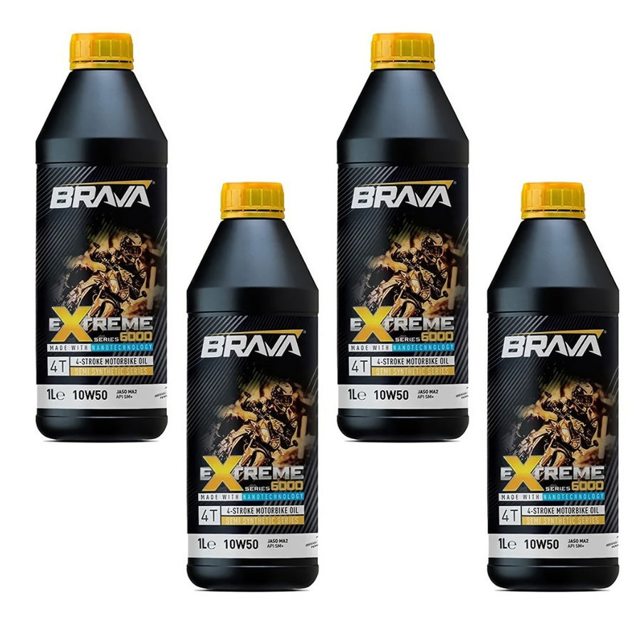 Brava Extreme 6000 10W50 Motorsiklet Yağı 4 Litre