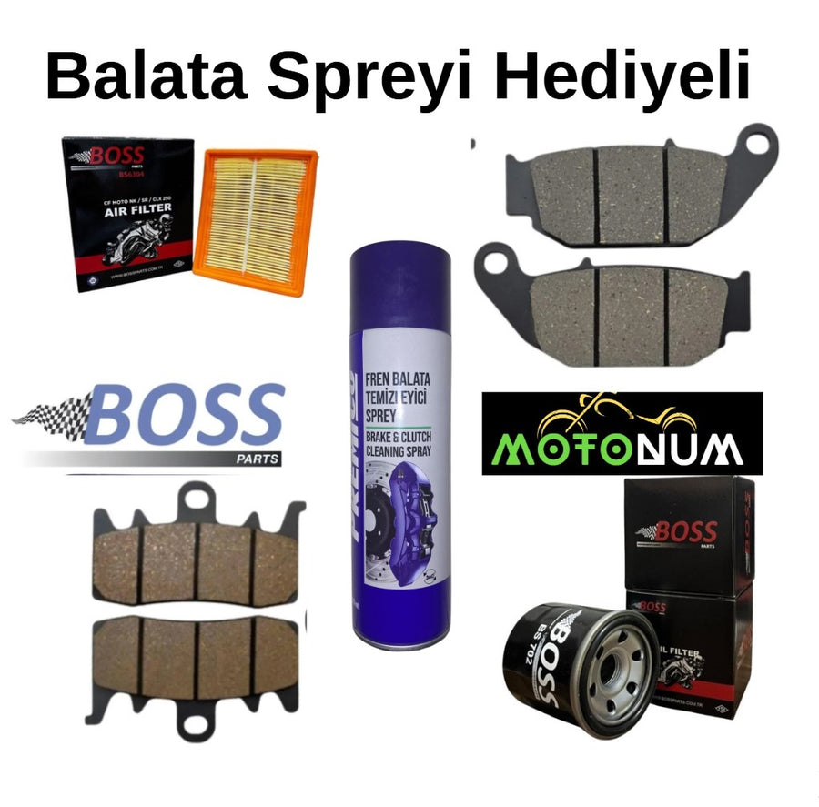 Cf Moto Sr 450 Ön Arka Fren Balata takımı ve Filtre seti
