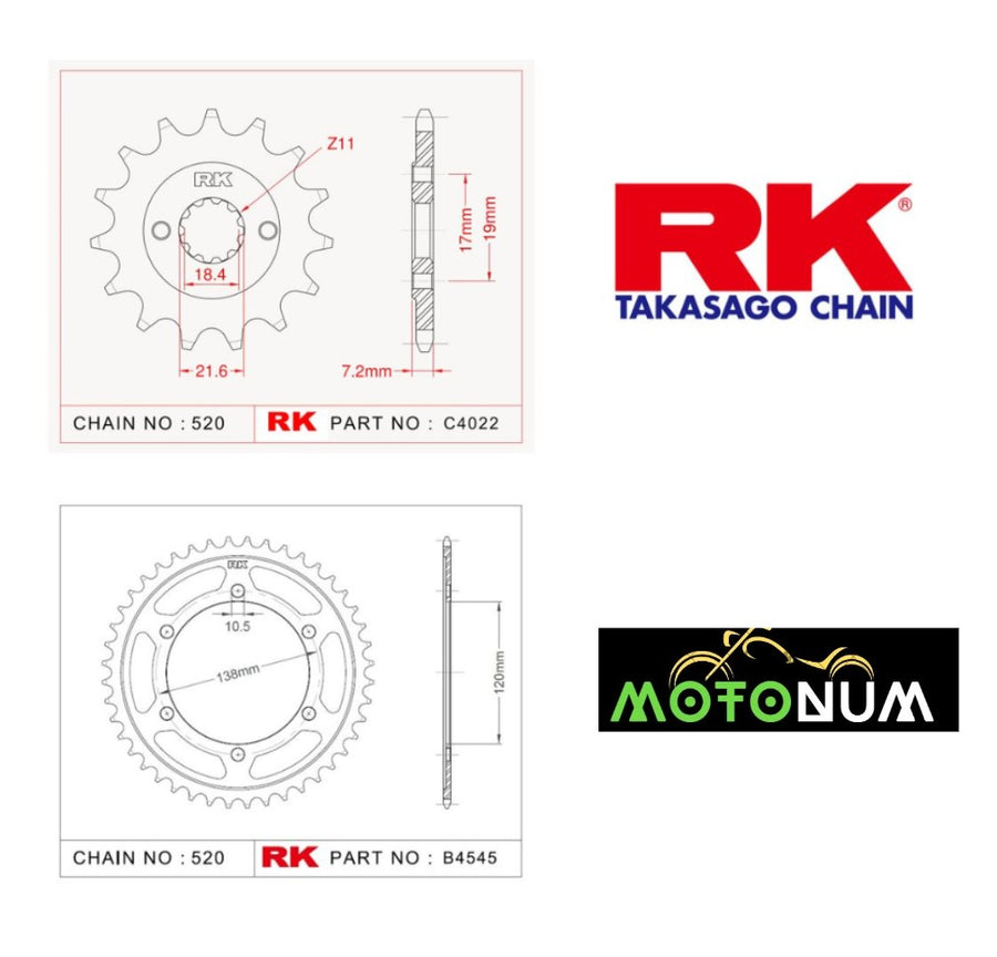 Honda Cbr 250 14-18 Premium Dişli Seti - Yüksek Performans Ve Uzun Ömür