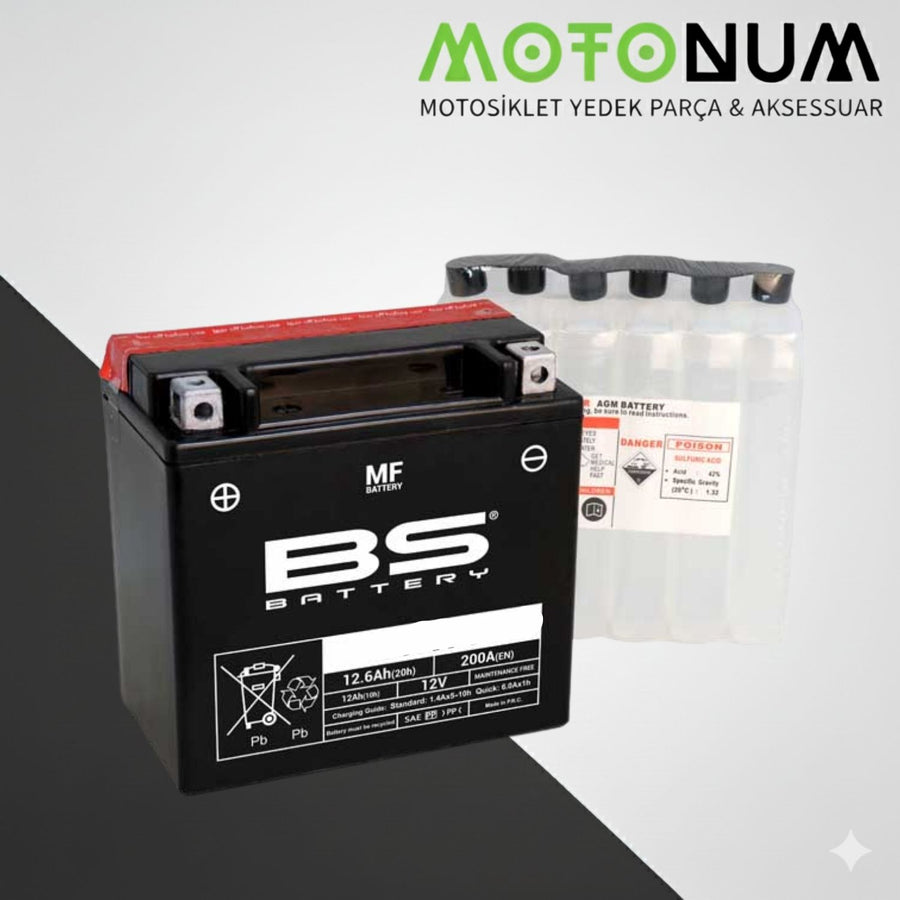 Pıaggıo Carnaby 200 Akü-Bs Battery-Mtak0211
