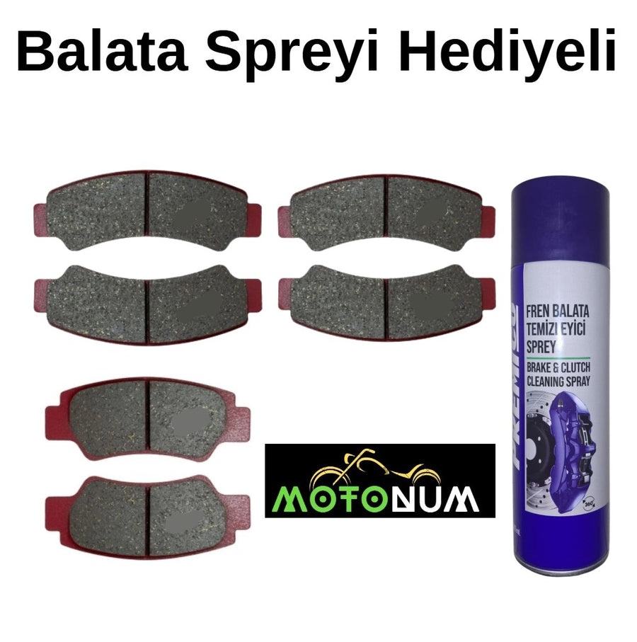 Segway Snarler 570 Ön Ve Arka Fren Balata Takım YS83