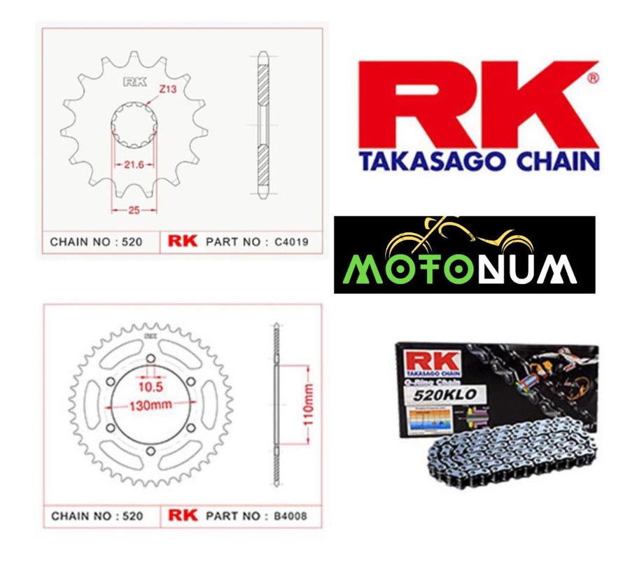 Yamaha Mt 25 Rk Premium Zincir Dişli Seti - Yüksek Performans Ve Uzun Ömür