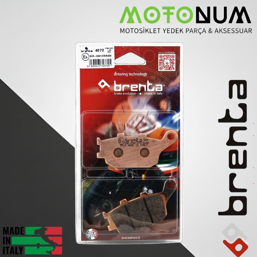 Yamaha Tracer 700 Arka Fren Balata Sinterli Brenta ( Made İn İtaly)
