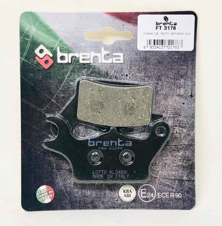 Yamaha TRICTY 125 Sol Ön Fren Balata Brenta (made in italy)