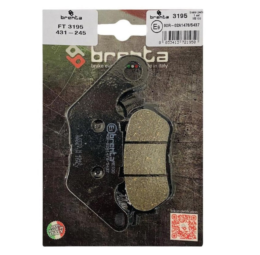 Yamaha X-Max 250 2018 Ve Sonrası Arka Fren Balata Brenta (made in italy)
