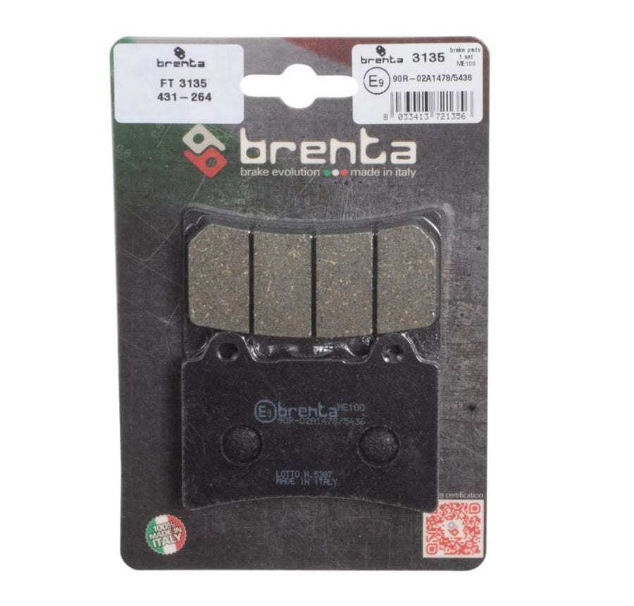 Yamaha XVZ 1300 VENTURE ROYALE Arka Fren Balata Brenta (made in italy)