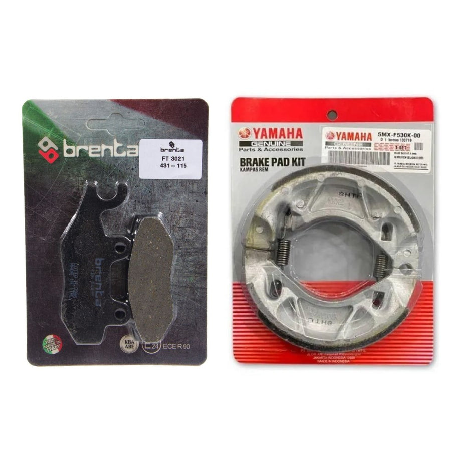 Yamaha YBR 250 Ön ve Arka Fren Balata Takım Brenta BR40