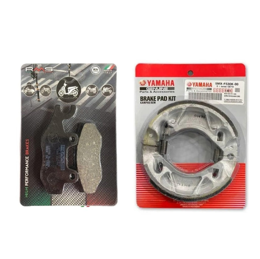 Yamaha YBR 250 Ön ve Arka Fren Balata Takım RMS RM40