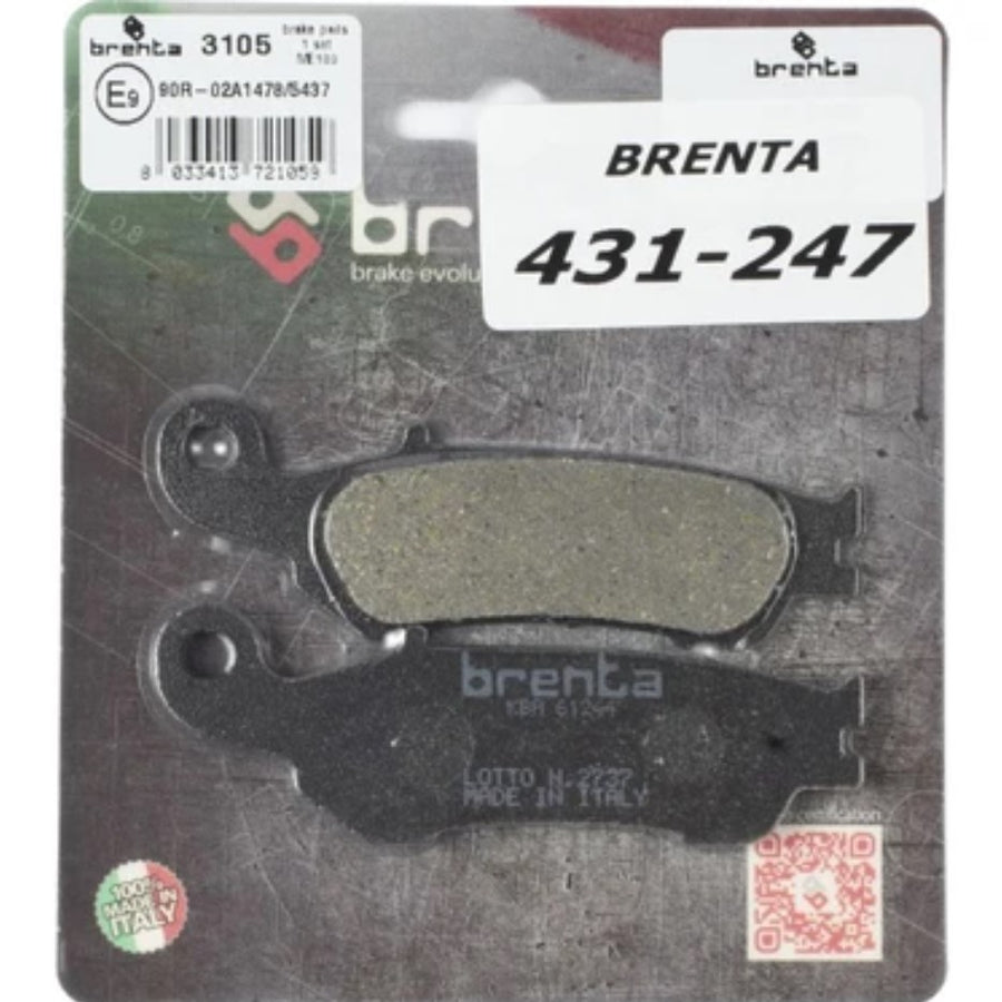 Yamaha Yz 250 F Ön Fren Balata 2007 Ve Sonrası Brenta (made in italy)