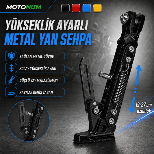 Yükseklik Ayarlı Metal Yan Sehpa