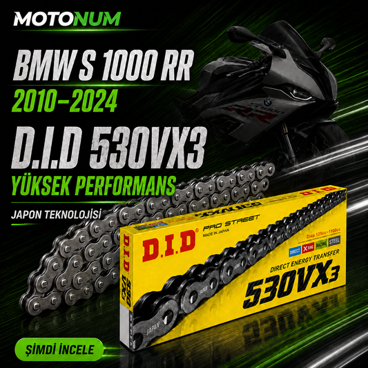 Bmw S 1000 Rr 2010-2024 Did Vx3 Xringli Zincir Çelik