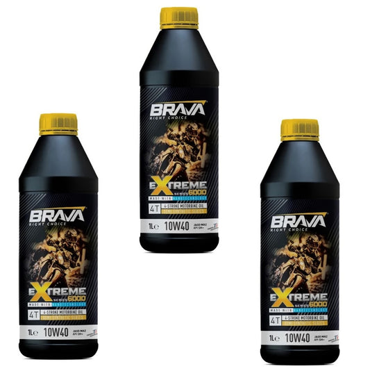 Brava Extreme 6000 10w40 Motorsiklet Yağı 3 Litre