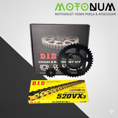 Cf Moto Nk 250 Did Zincir Dişli Seti My0013