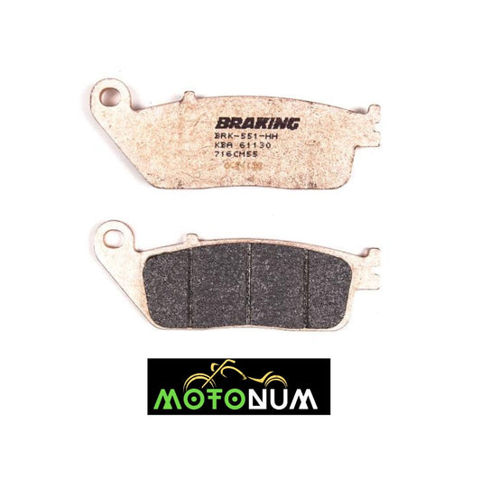 Honda Vt 600 C Shadow 1994 Ve Sonrası Sinterli Ön Fren Balata Braking M0114