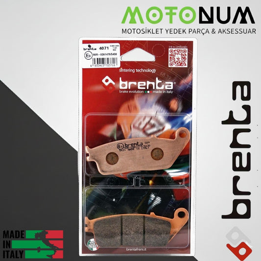 Honda Vt 750 C4 Shadow Ön Fren Balata Sinterli Brenta ( Made İn İtaly)