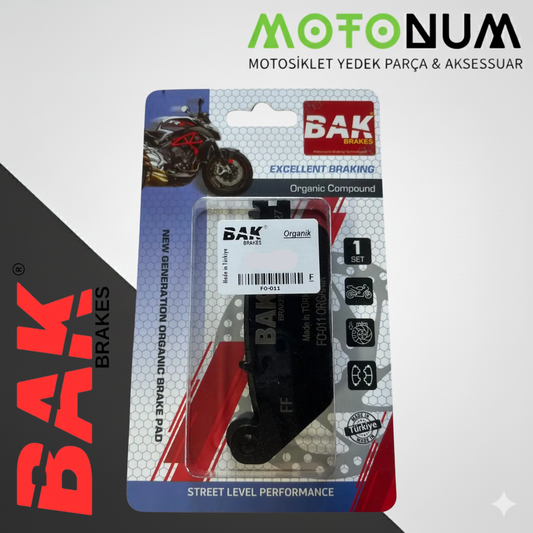 Honda Vt 750 Shadow Ön Fren Balata-Organik-Bak-(Yerli Üretim)-BK0041