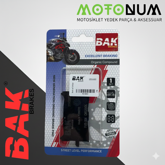 Honda X-Adv 750 Ön Fren Balata-Organik-Bak-(Yerli Üretim)-BK0013