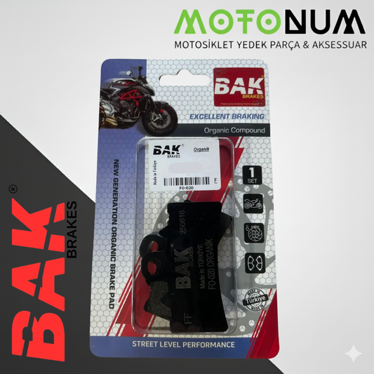 Ktm Rc 200 Ön Fren Balata-Organik-Bak-(Yerli Üretim)-BK0144