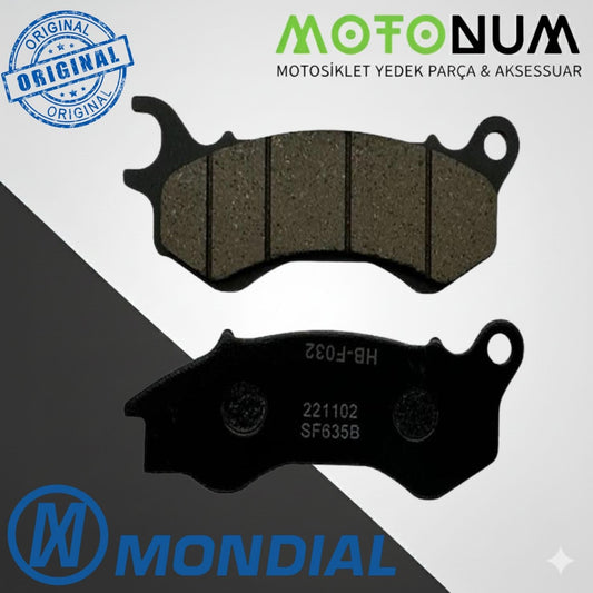 Mondial Strada Ön Fren Balata Takımı Mdl0018