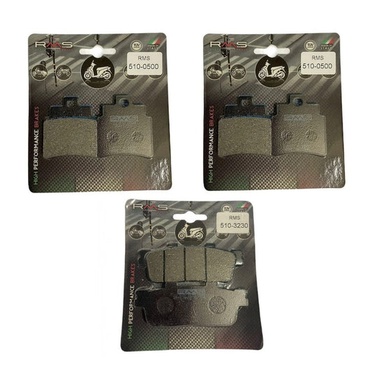 Sym Joymax Z 250 Plus  Ön ve Arka Fren Balata Takımı RMS RM04