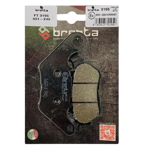 Yamaha Yzf R25 Arka Fren Balata  Brenta (made in italy)